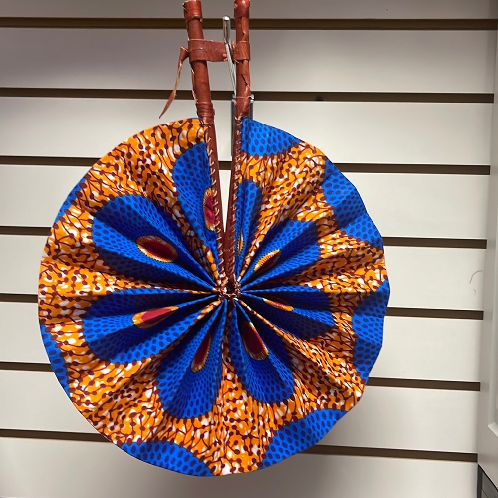 African Print Fan